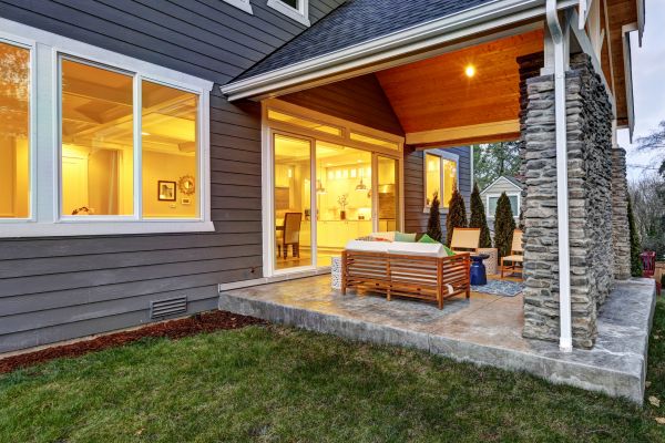 Back Porch Construction in Rockford