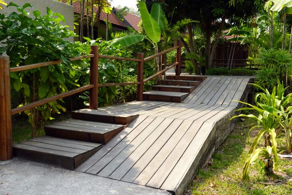 Wood Ramp Installation in Rockford