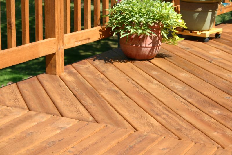 Cedar Deck Installation